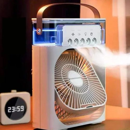 Portable USB Air Cooler Fan - Sleek, Silent, and Refreshingly Powerful